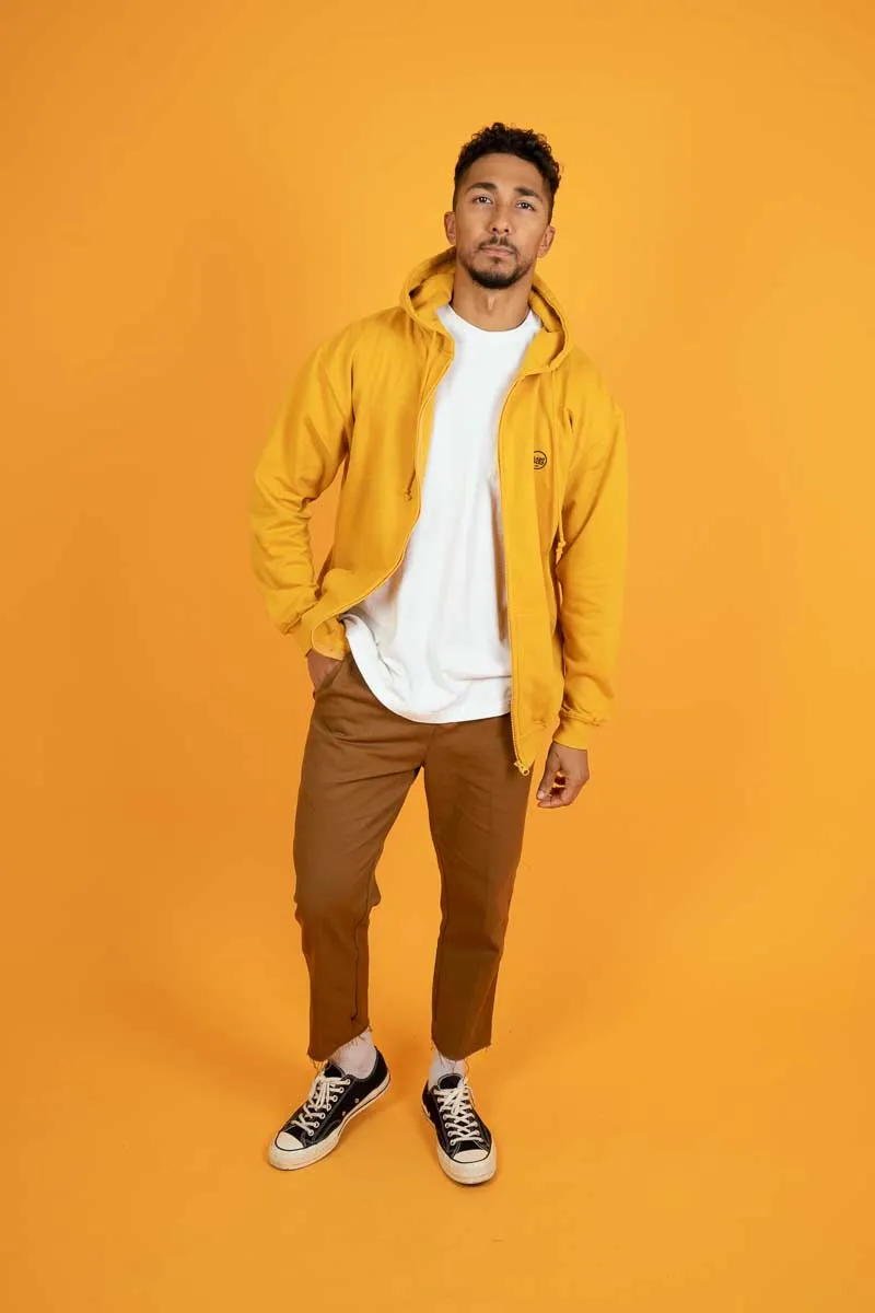 The Classics Zoodie - Embroidered Logo - Mustard Yellow