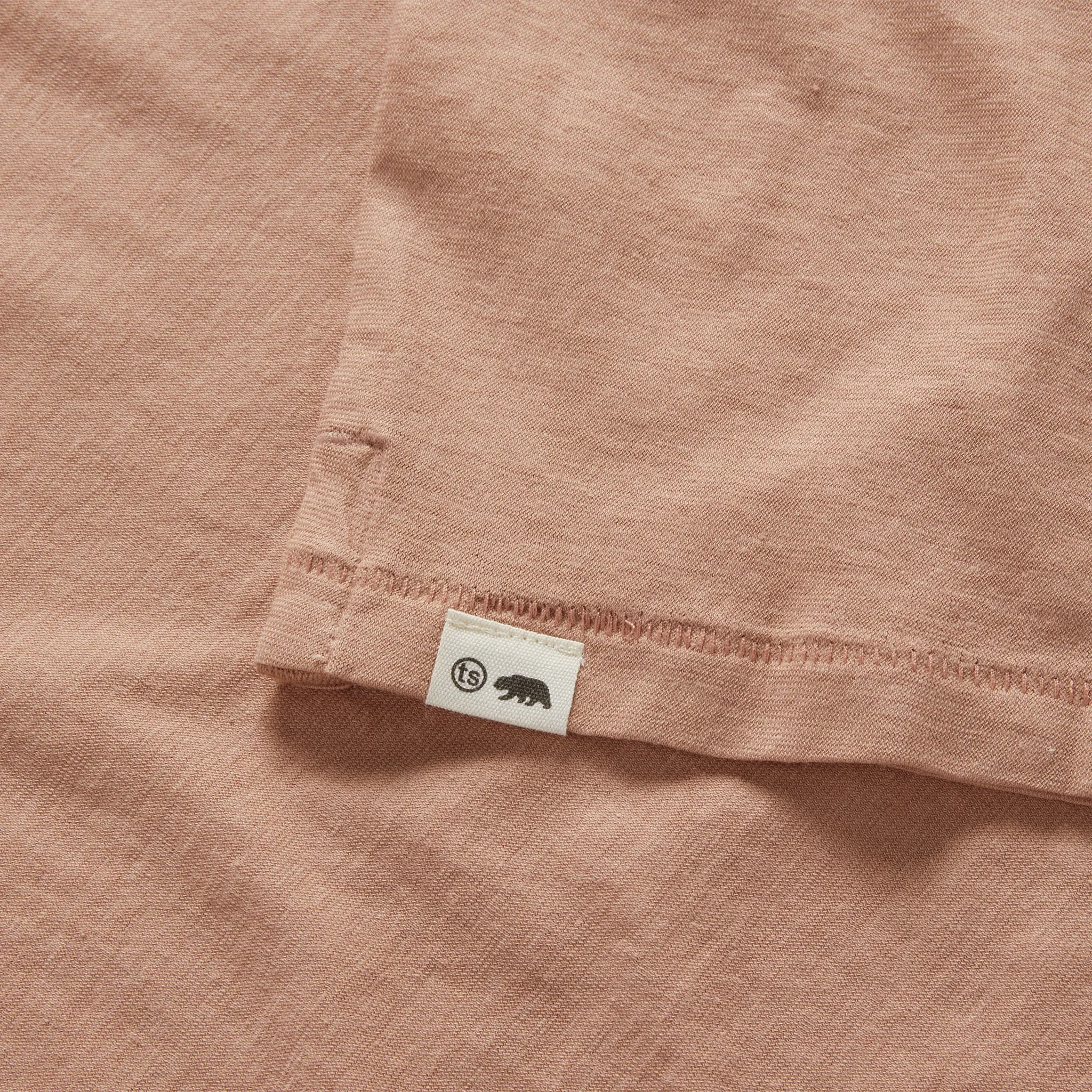 The Cotton Hemp Polo in Dried Acorn