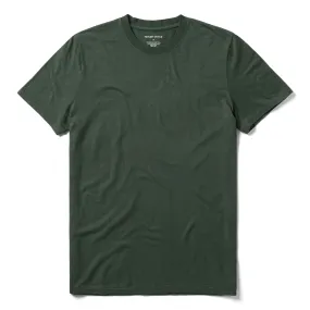 The Cotton Hemp Tee in Pine