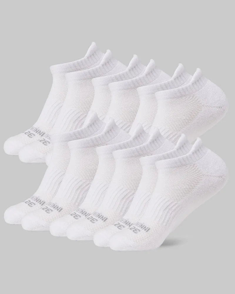 WOMEN'S 6-PACK COOL COMFORT ANKLE RUNNING SOCKS