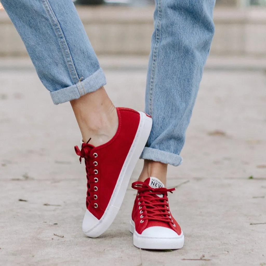 Women's Classic Low Top | Red x White