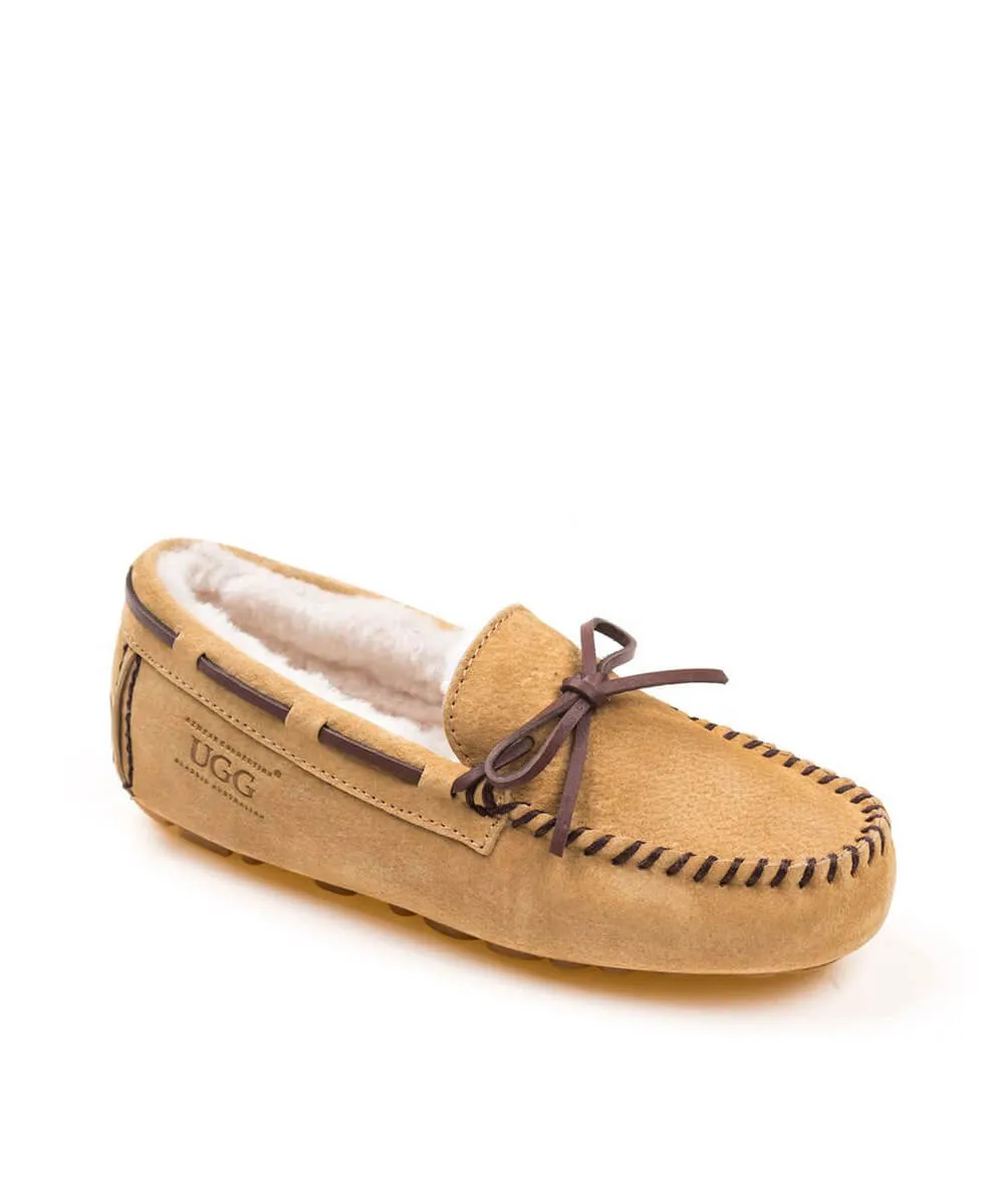 Women's UGG Fur Moccasin